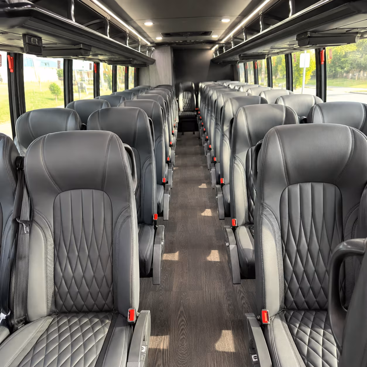 25 passenger minibus inside