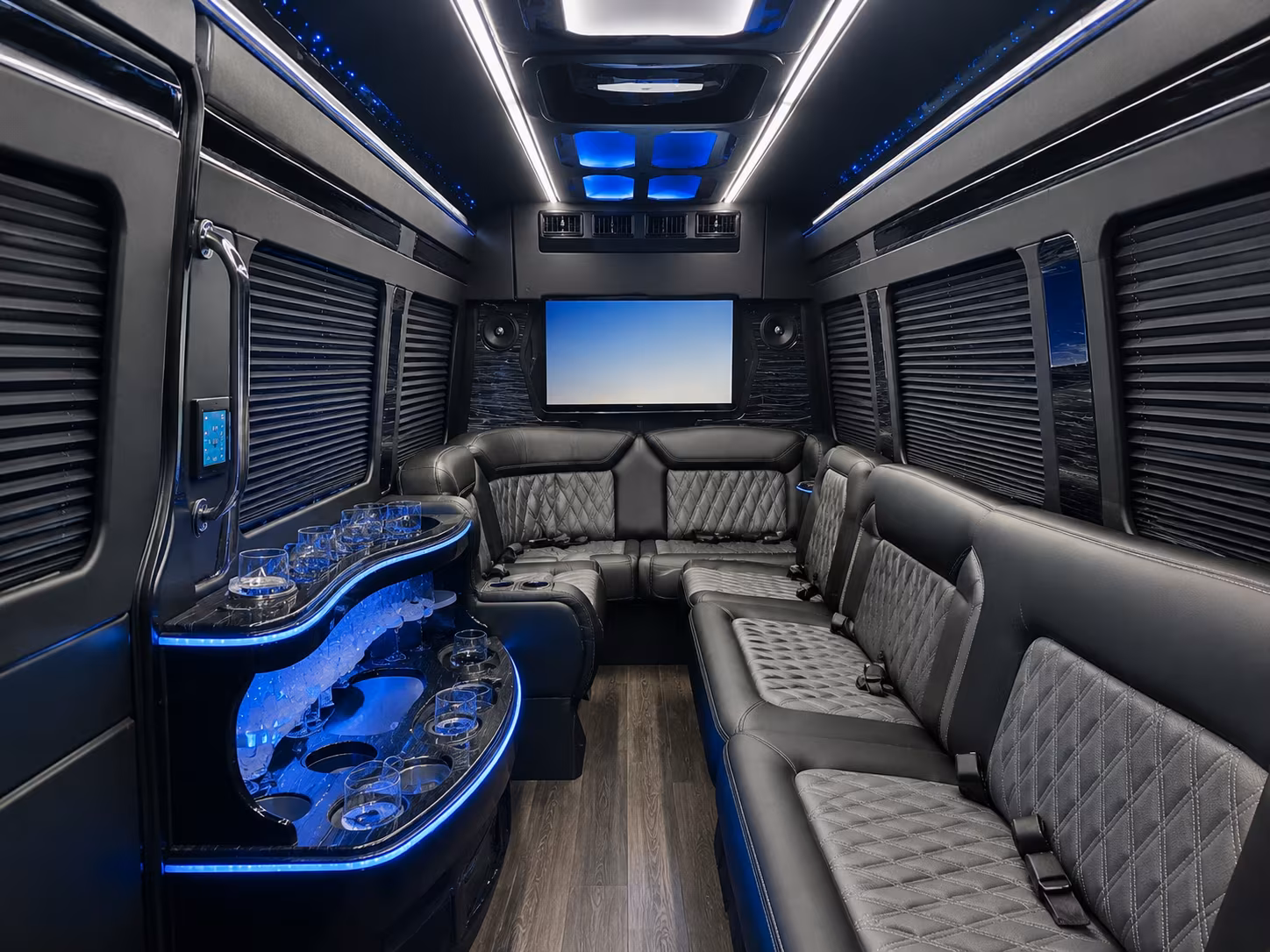 arvada wedding transportation onboard seating