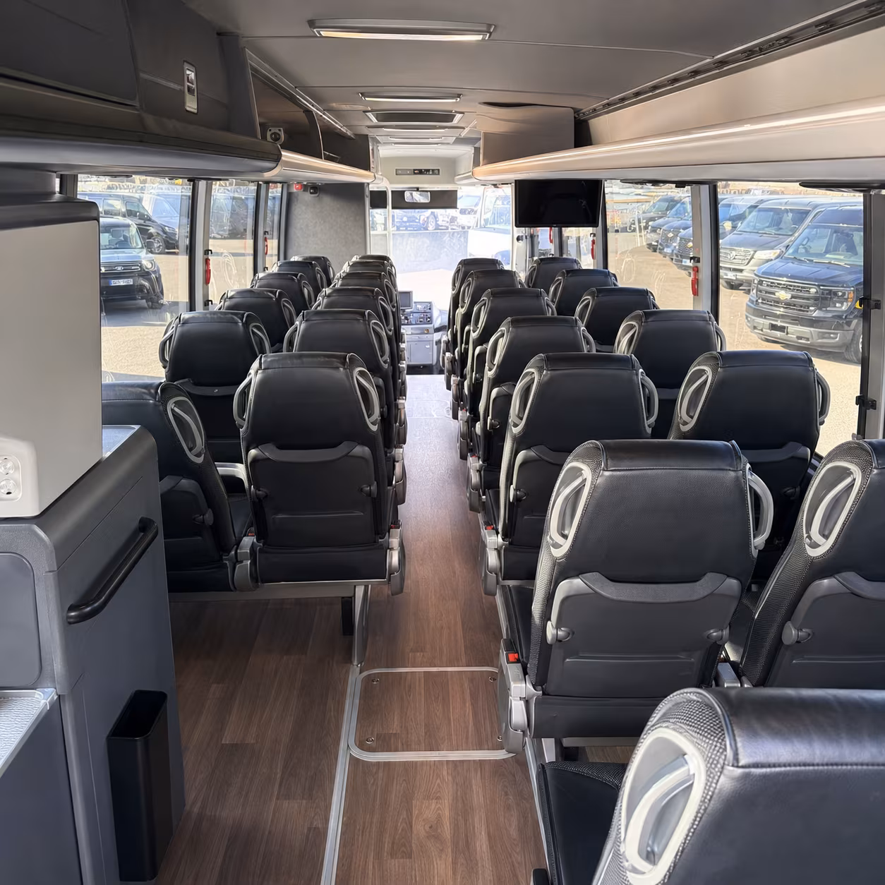 charter bus shuttle service between arvada and the denver metro